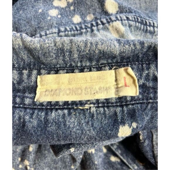 Diamond Stash Denim Large (L) Bleach Splash Retro Style - Picture 3 of 3